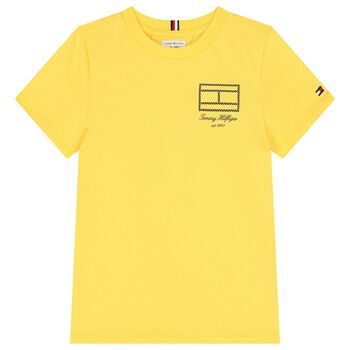 Boys Yellow Logo T-Shirt