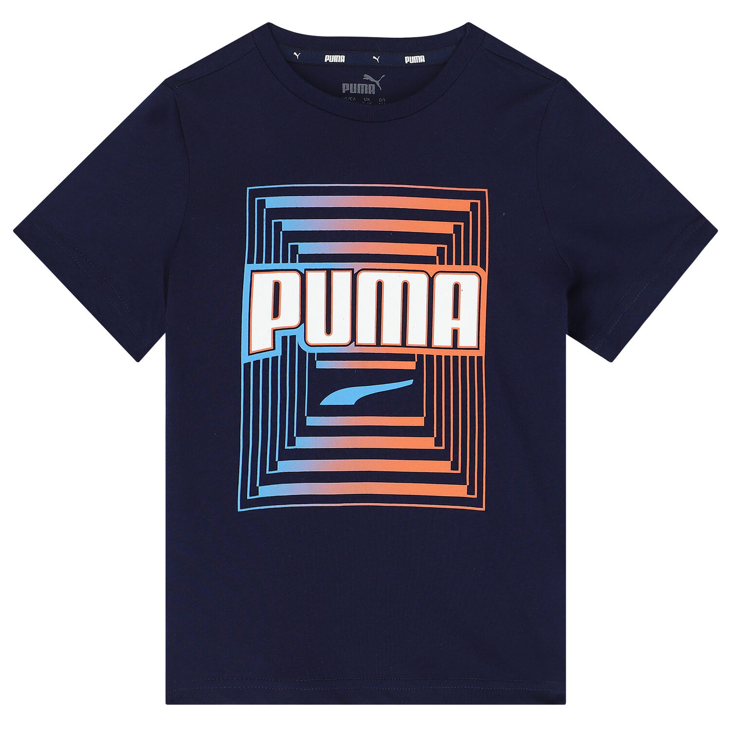 Boys Navy Logo T-Shirt, 2, hi-res