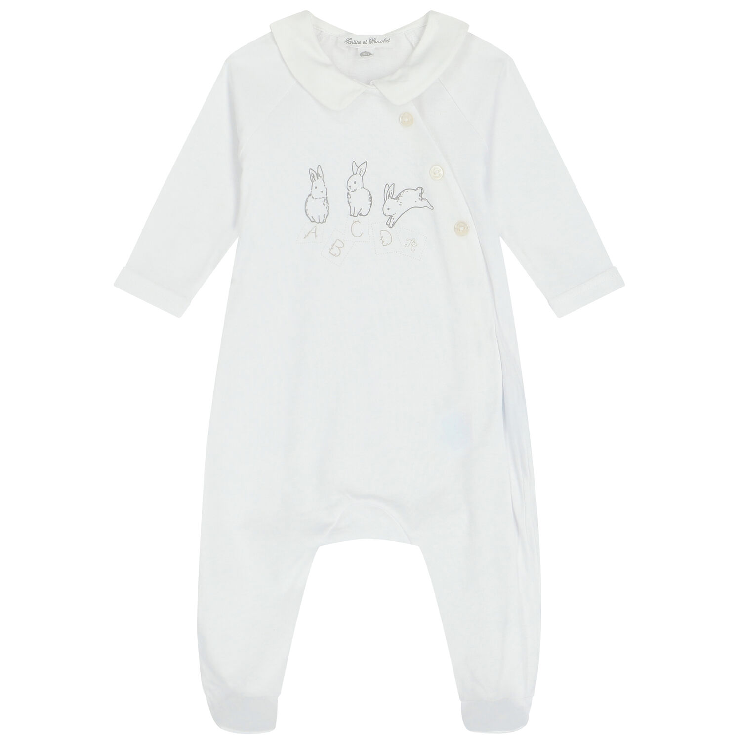 White Rabbit Babygrow, 2, hi-res