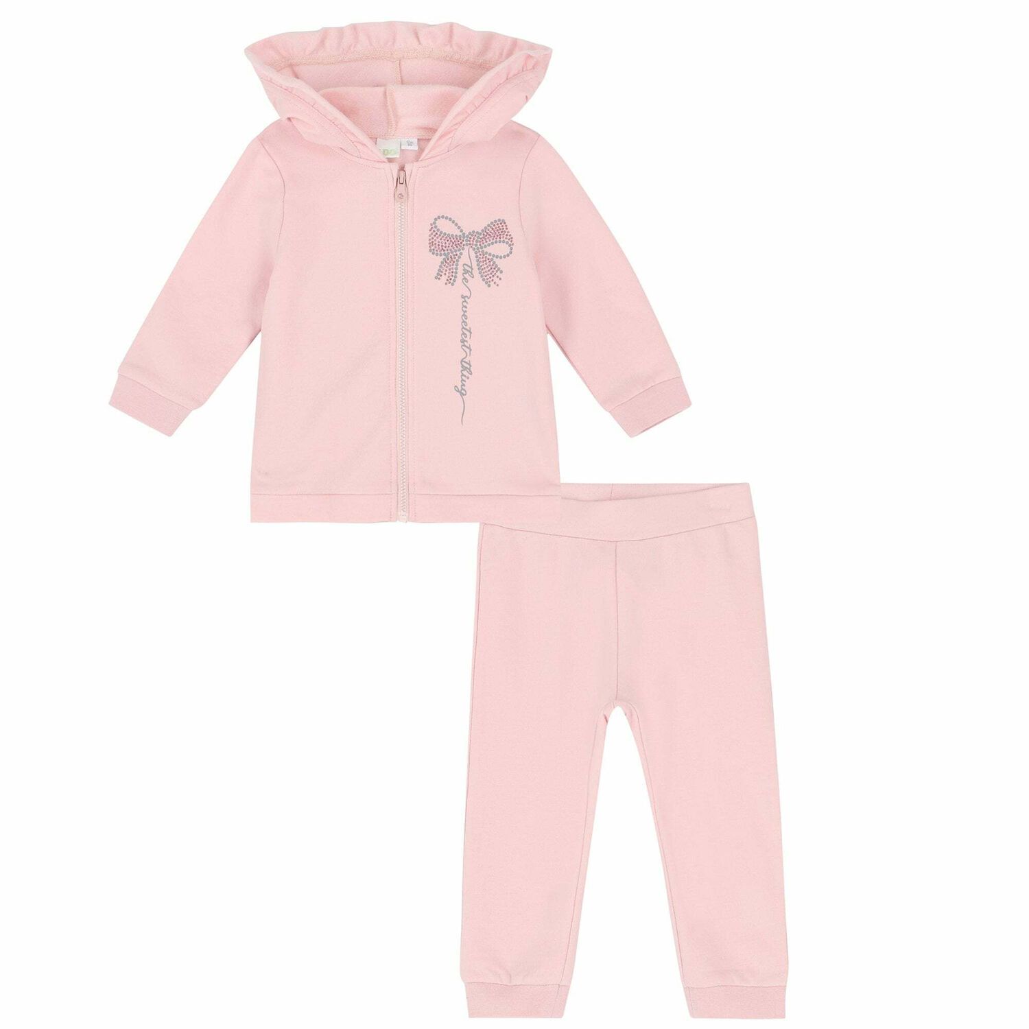 Baby Girls Pink Tracksuit, 1, hi-res image number null
