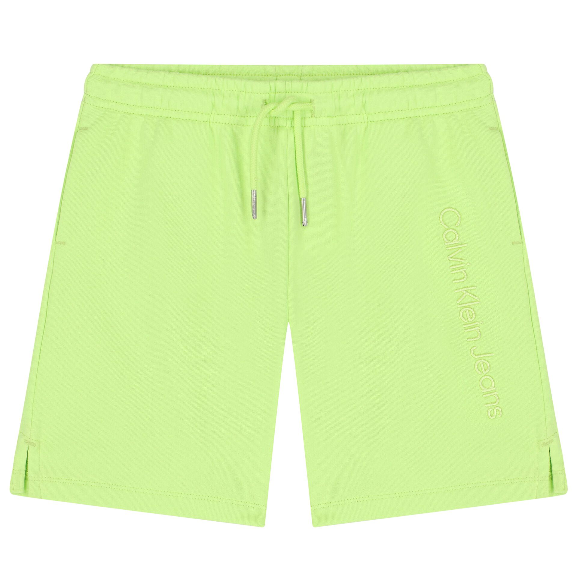 Calvin Klein Boys Green Logo Shorts Junior Couture
