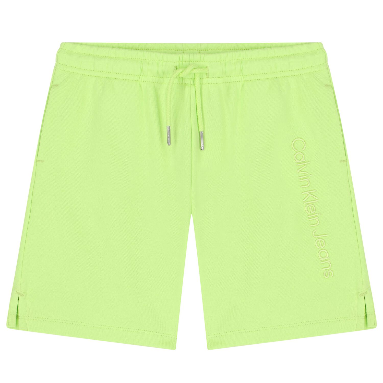 Boys Green Logo Shorts, 1, hi-res