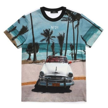 Boys Car Print T-Shirt