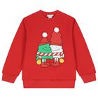 Red Christmas Tree Logo Sweatshirt, 1, hi-res