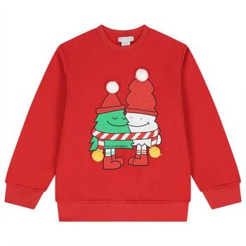 Red Christmas Tree Logo Sweatshirt