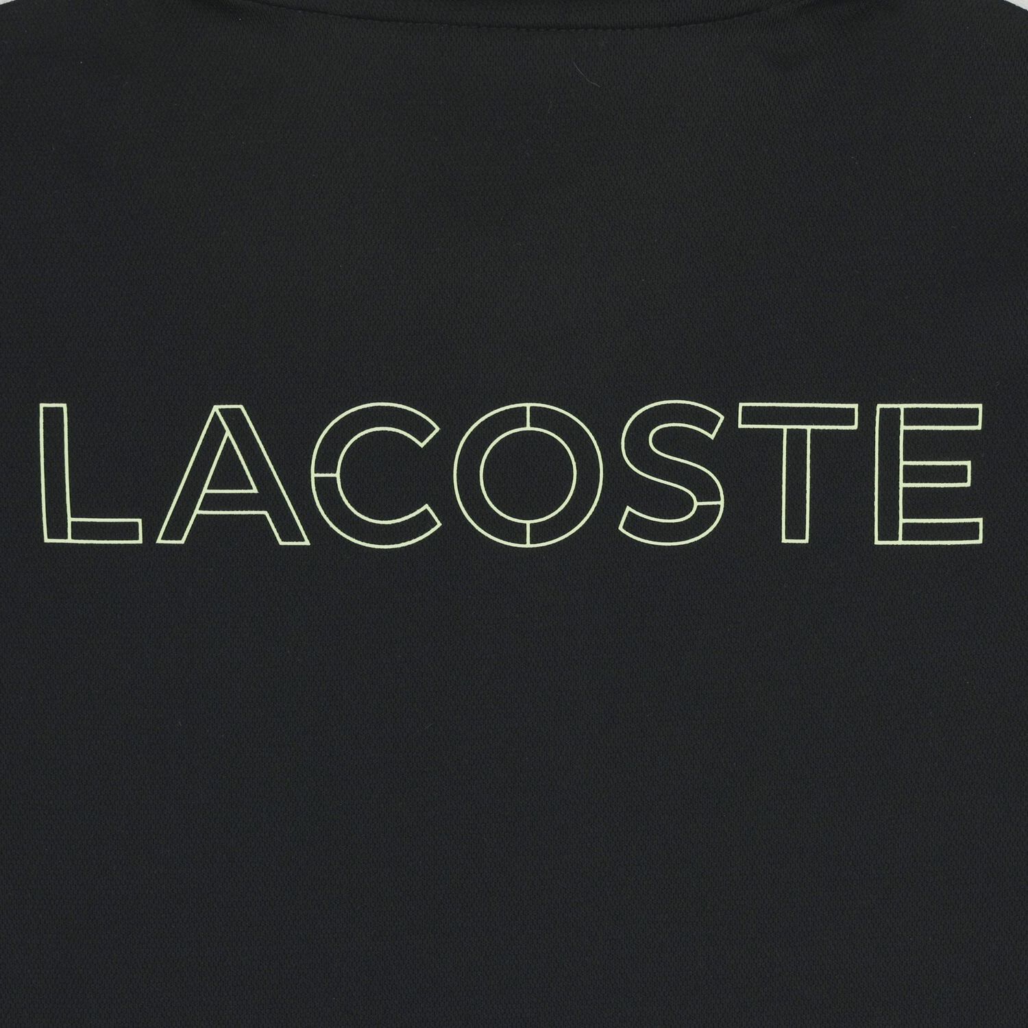 Boys Black Logo Polo Shirt, 1, hi-res