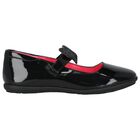 Girls Black Patent Leather Shoes, 1, hi-res