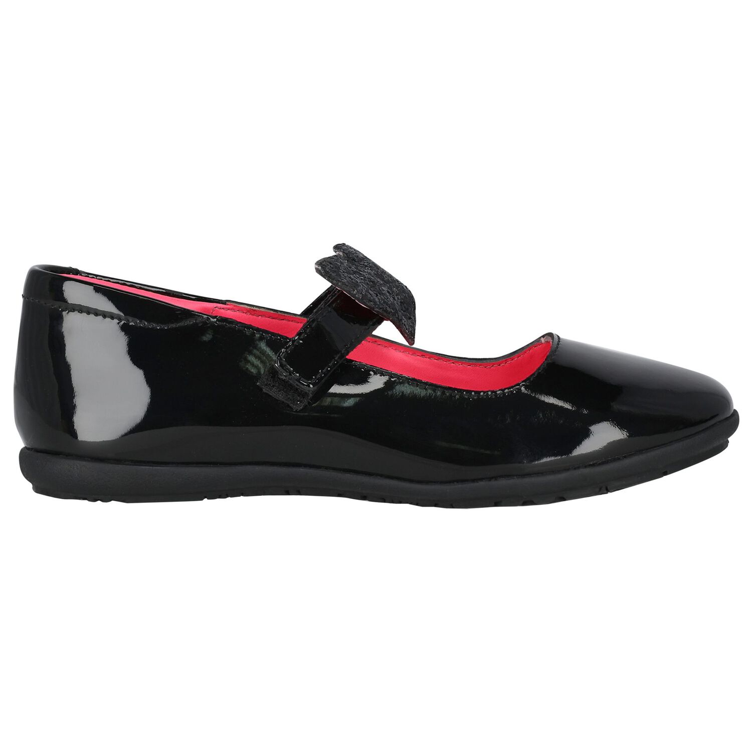 Girls Black Patent Leather Shoes, 1, hi-res image number null