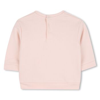 Younger Girls Pink Logo Sweatshirt