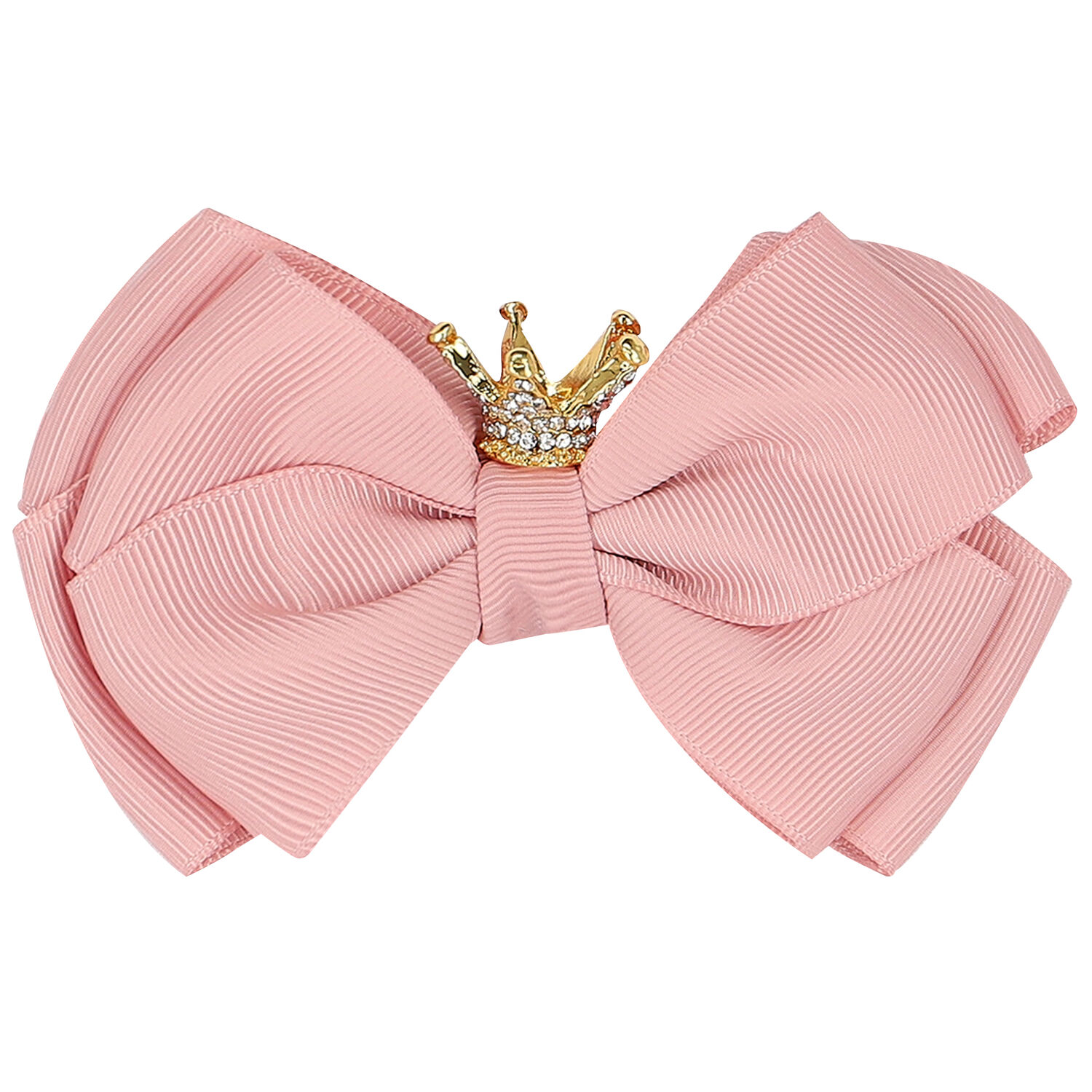 Girls Pink Bow Hairclip, 4, hi-res