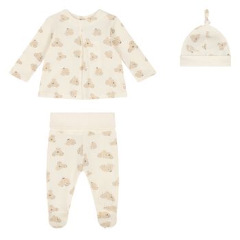 Tutto Piccolo Beige Babysuit Gift Set, 1 Beige Babysuit Gift Set