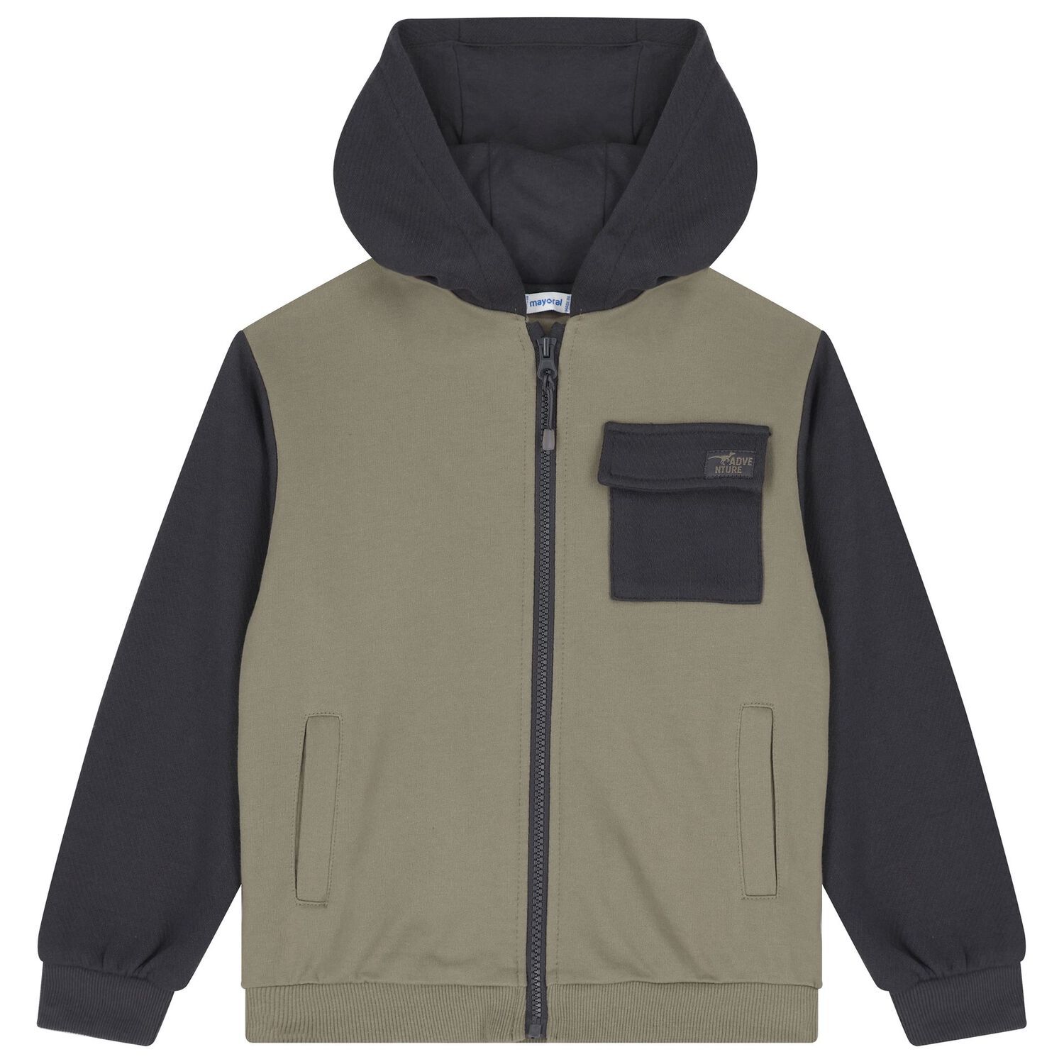 Boys Green & Grey Tracksuit Set ( 3 Piece ), 1, hi-res