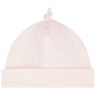 طقم بنات أفرول بالشعار باللون الزهري, 2, hi-res