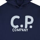 Boys Blue Logo Hooded Top, 1, hi-res