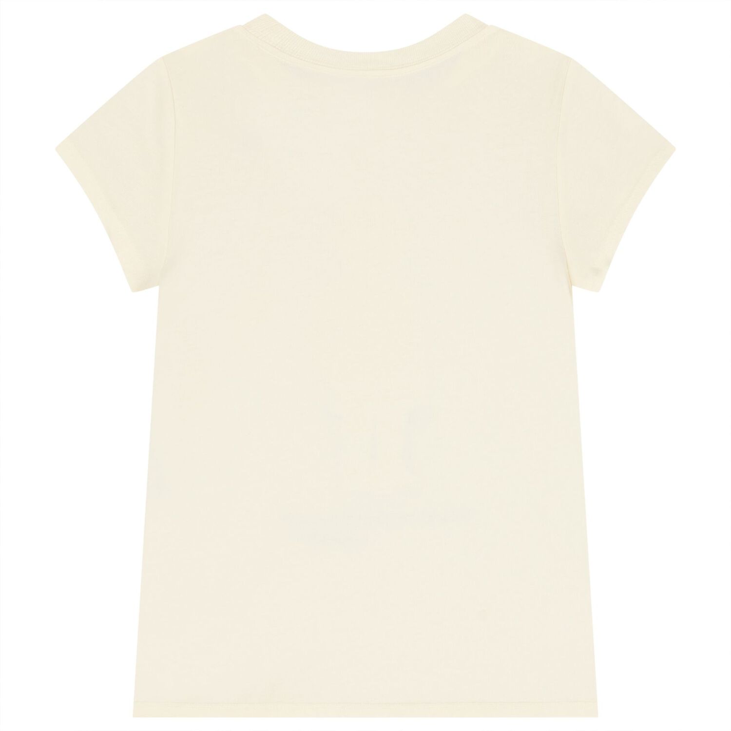 Girls Ivory Polo Bear T-Shirt, 1, hi-res