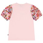 Girls Pink Ribbon Top, 1, hi-res