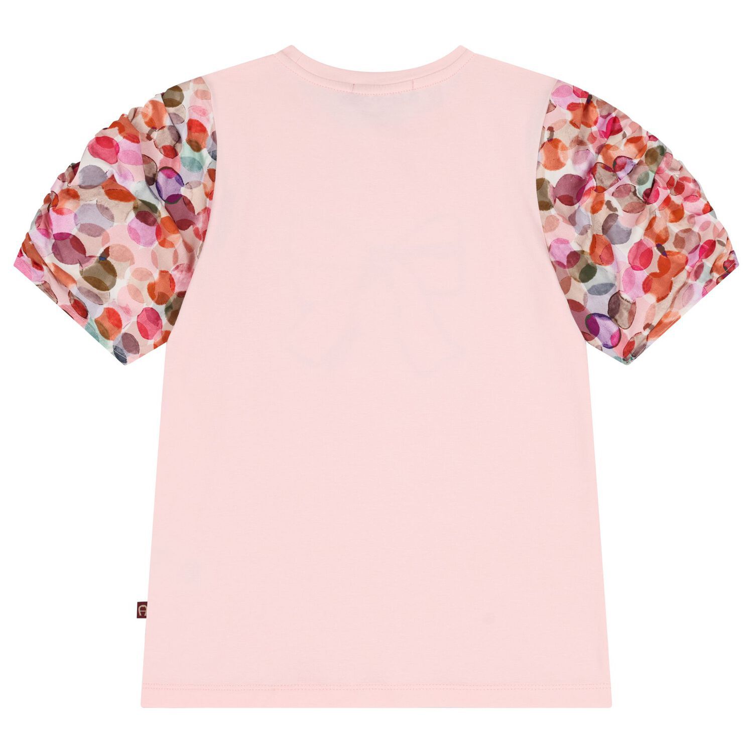 Girls Pink Ribbon Top, 1, hi-res