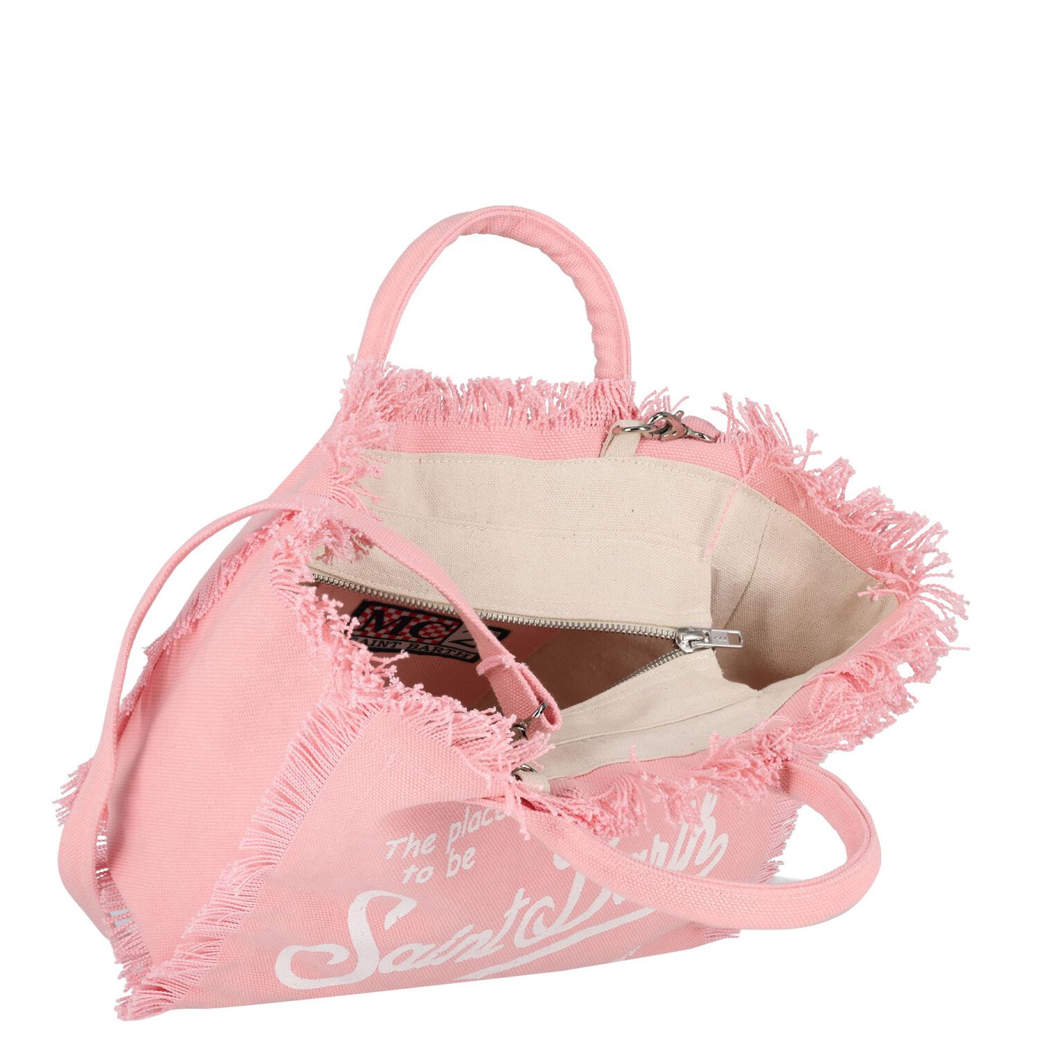 Girls Pink Logo Tote Bag, 1, hi-res
