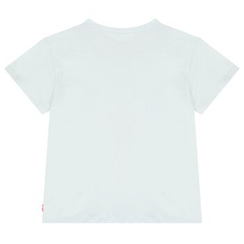 Girls Blue Catcus T-Shirt