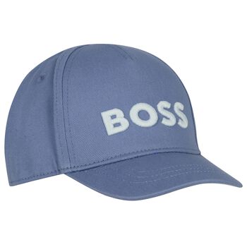Baby Boys Blue Logo Cap
