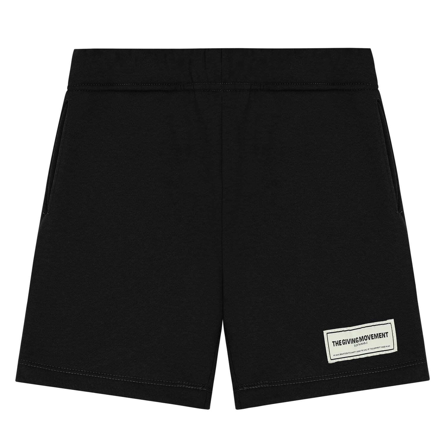 Black Logo Shorts, 5, hi-res
