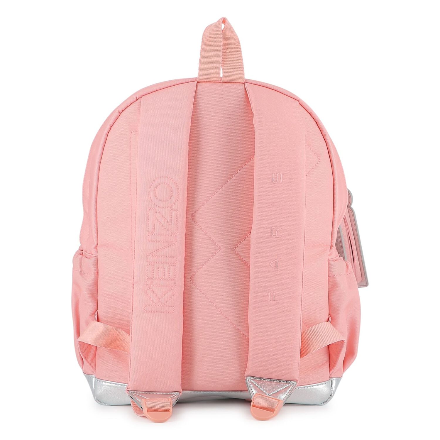 Girls Pink Logo Backpack, 1, hi-res