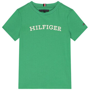 Boys Green Logo T-Shirt