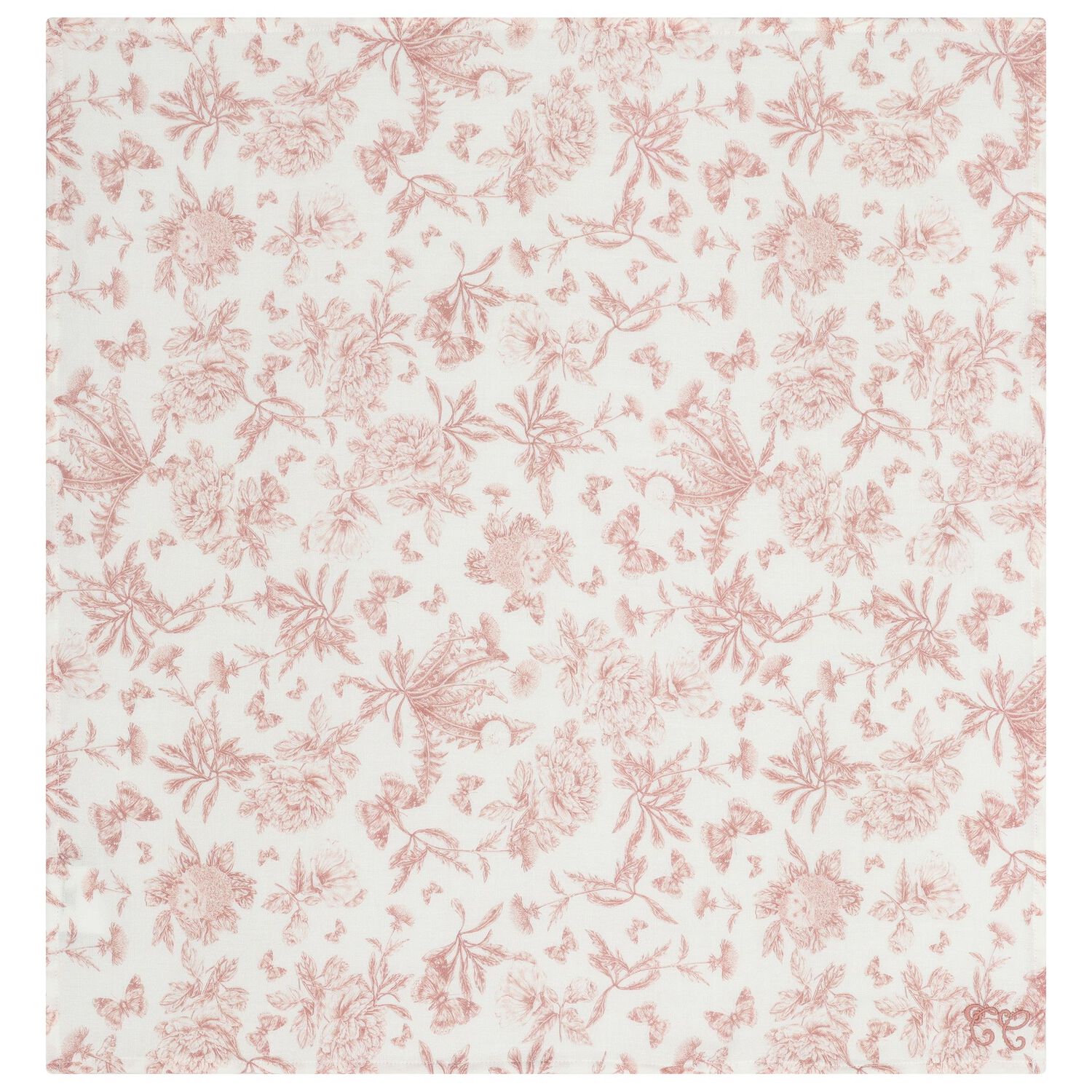 لفائف قماش موسلين باللونين الوردي و الابيض بنقشة تويل دو جوي للفتيات الصغيرات (عبوة من قطعتين), 3, hi-res