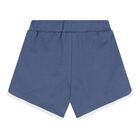 طقم شورت للأطفال البنات بالألوان الأبيض والأزرق والأصفر (عبوة من قطعتين), 1, hi-res