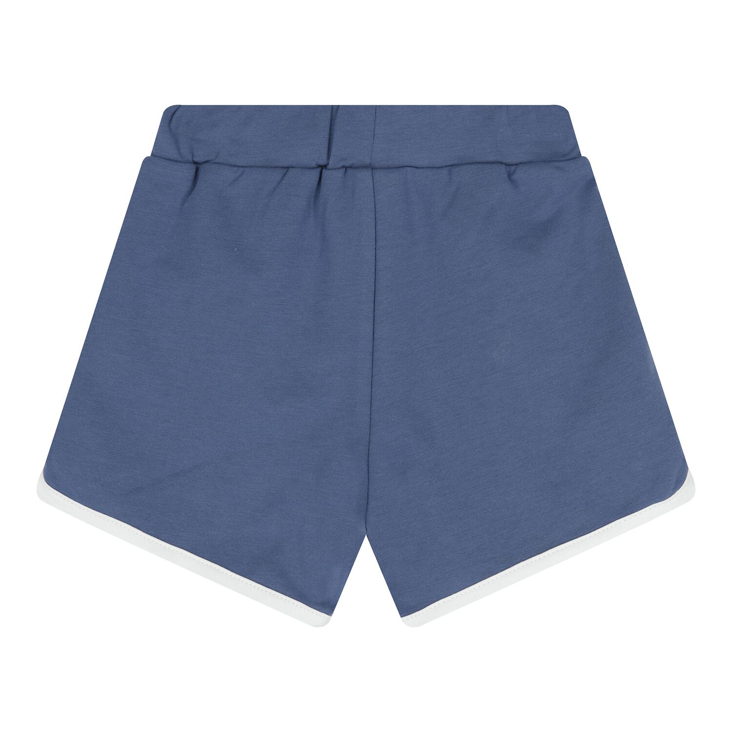 طقم شورت للأطفال البنات بالألوان الأبيض والأزرق والأصفر (عبوة من قطعتين), 1, hi-res