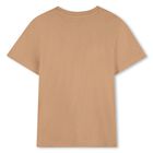 Boys Beige Logo T-Shirt, 3, hi-res