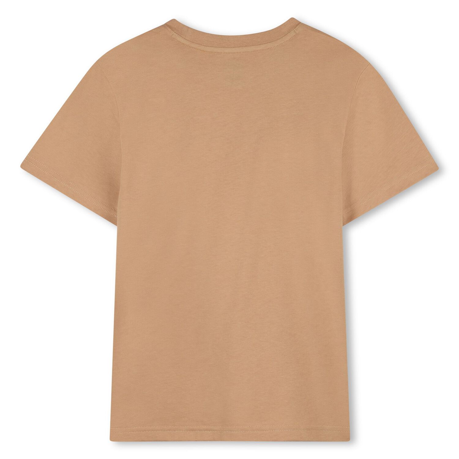 Boys Beige Logo T-Shirt, 3, hi-res