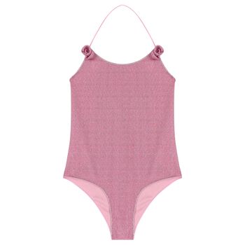 Girls Pink Lumiere Swimsuit