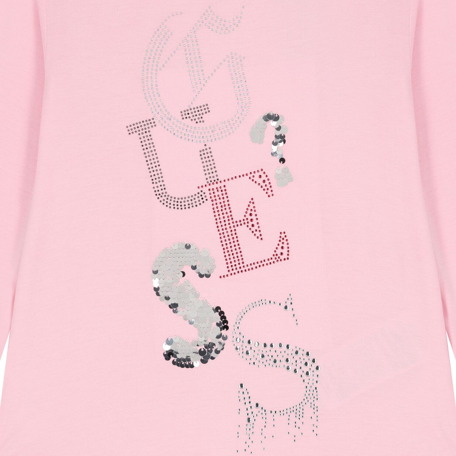 Girls Pink Logo Long Sleeve Top, 1, hi-res image number null