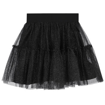 Girls Black Tulle Skirt