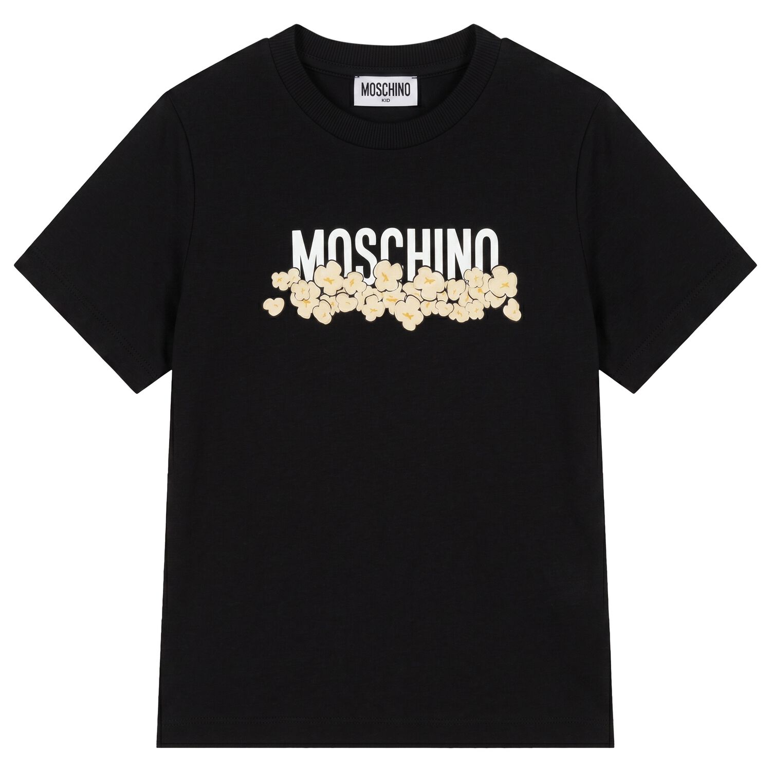 Black Logo Popcorn T-Shirt, 3, hi-res