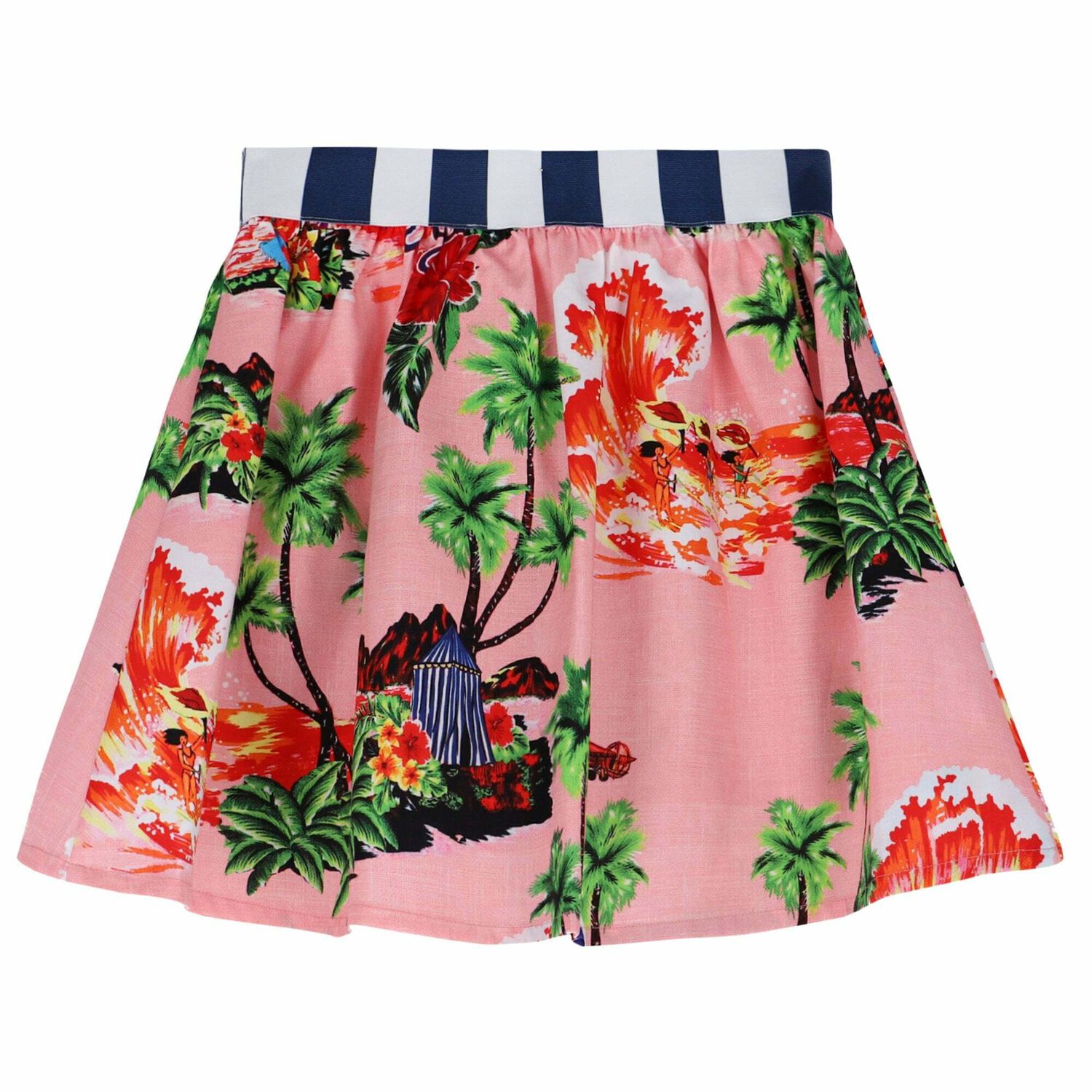 Girls Pink Printed Skirt, 1, hi-res image number null