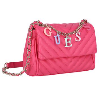 Girls Pink Logo Bag