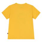 Younger Boys Yellow Logo T-Shirt, 1, hi-res