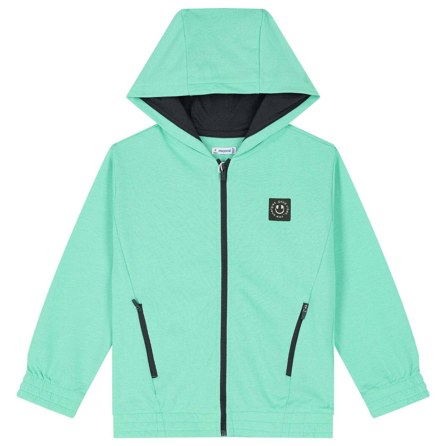 طقم رياضي باللوني الأخضر والأبيض للأولاد, 2, hi-res image number null