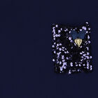 Girls Navy Blue Sequin T-Shirt, 1, hi-res