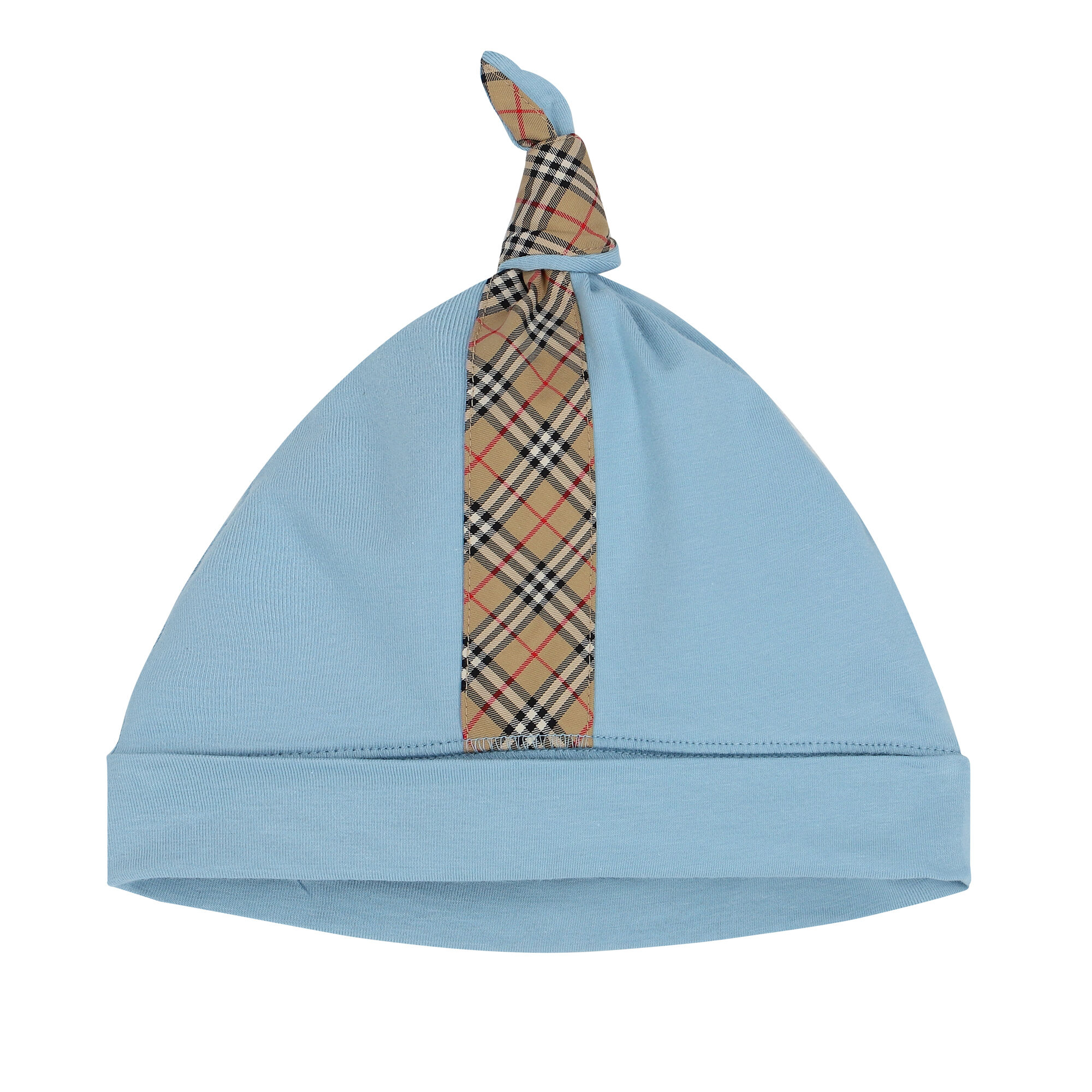 Burberry Baby Boys Blue & Beige Romper Gift Set | Junior Burberry Baby Boys Blue & Beige Romper Gift Set | Junior