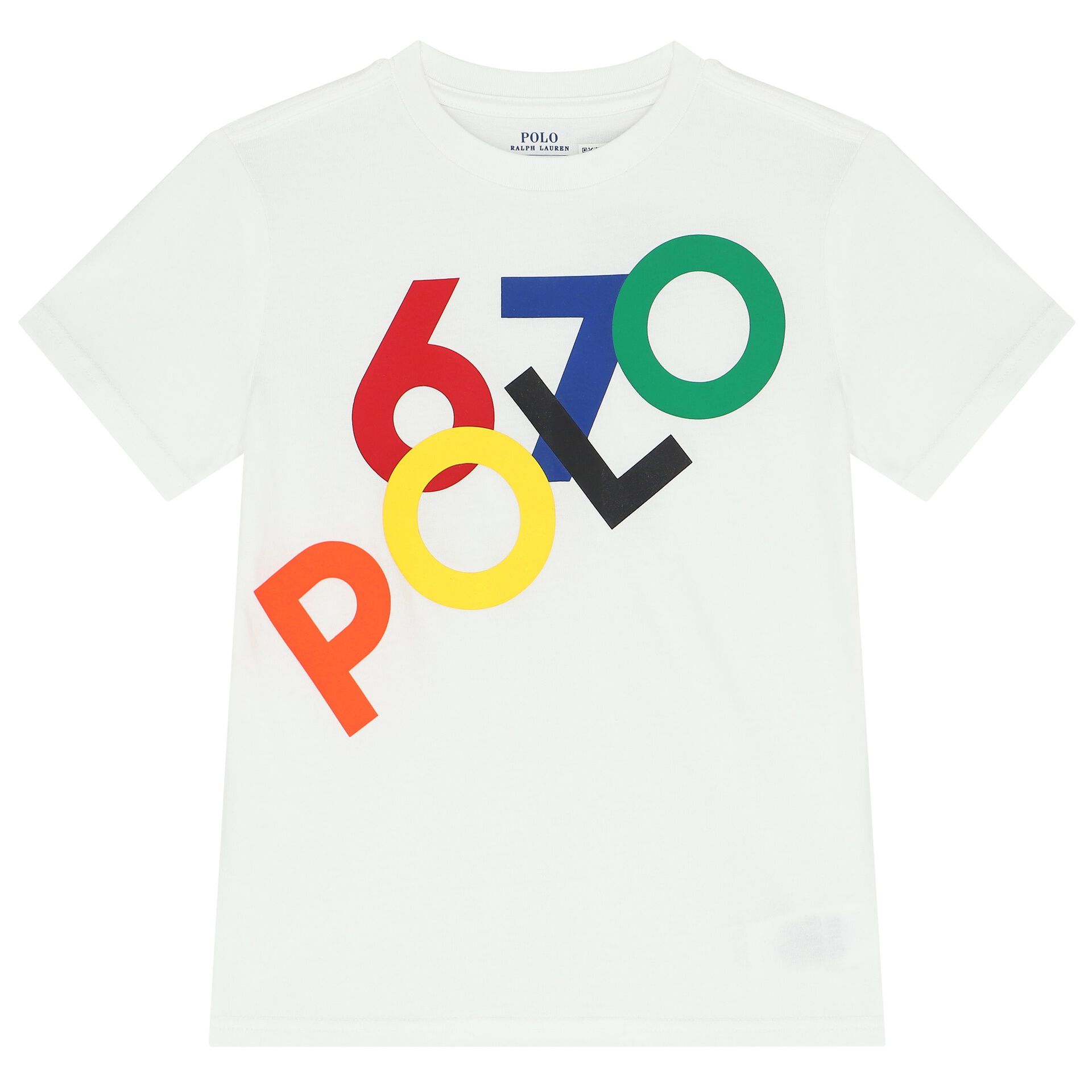 Ralph Lauren Boys White Logo T Shirt Junior Couture Bahrain