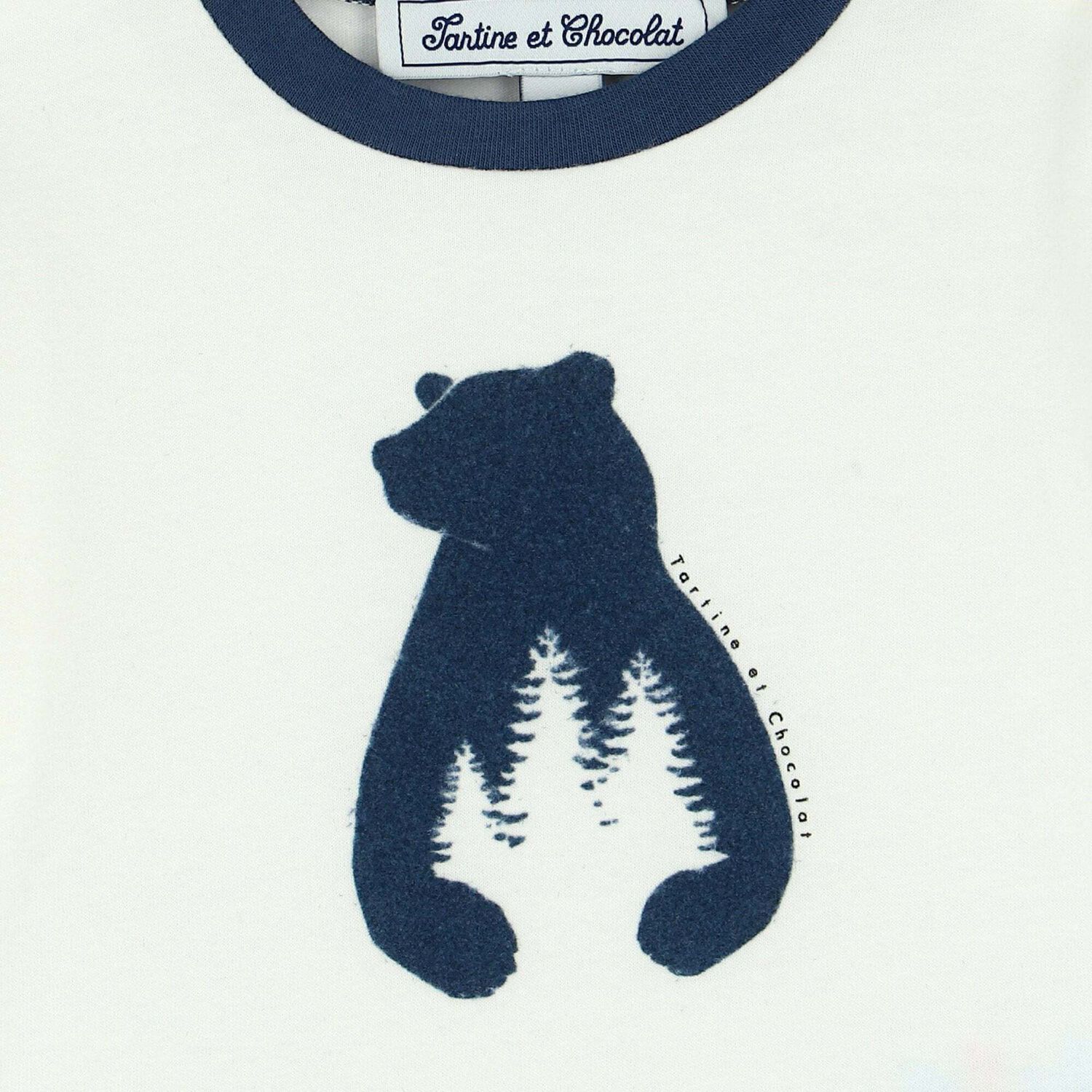 White Printed Long Sleeve Top, 1, hi-res