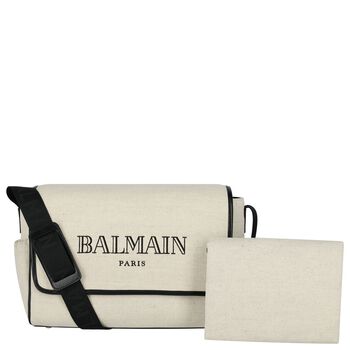 Beige Logo Baby Changing Bag