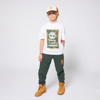 Boys White Logo T-Shirt