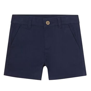 Younger Boys Navy Blue Chino Shorts