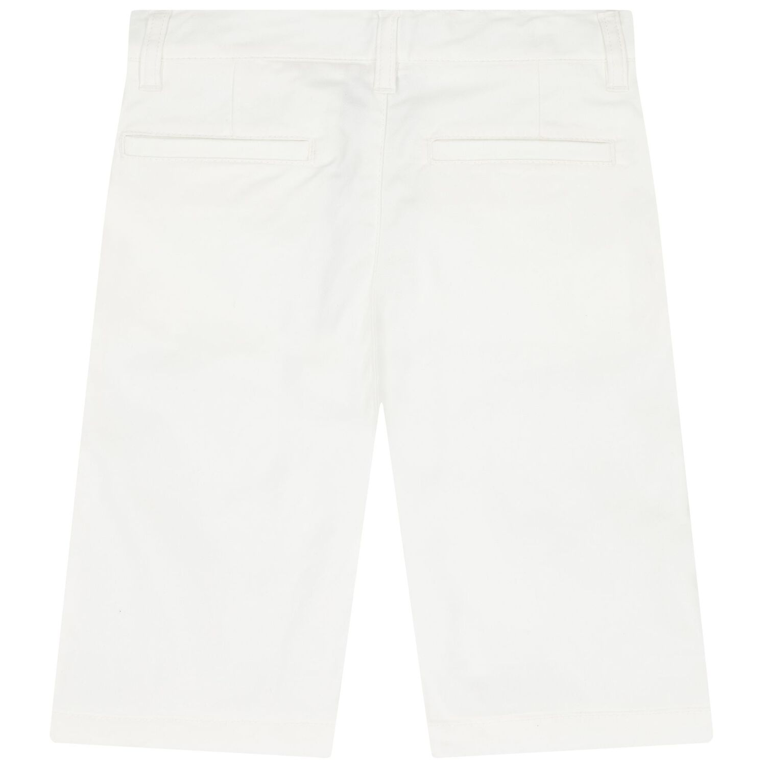 Boys White Shorts, 1, hi-res