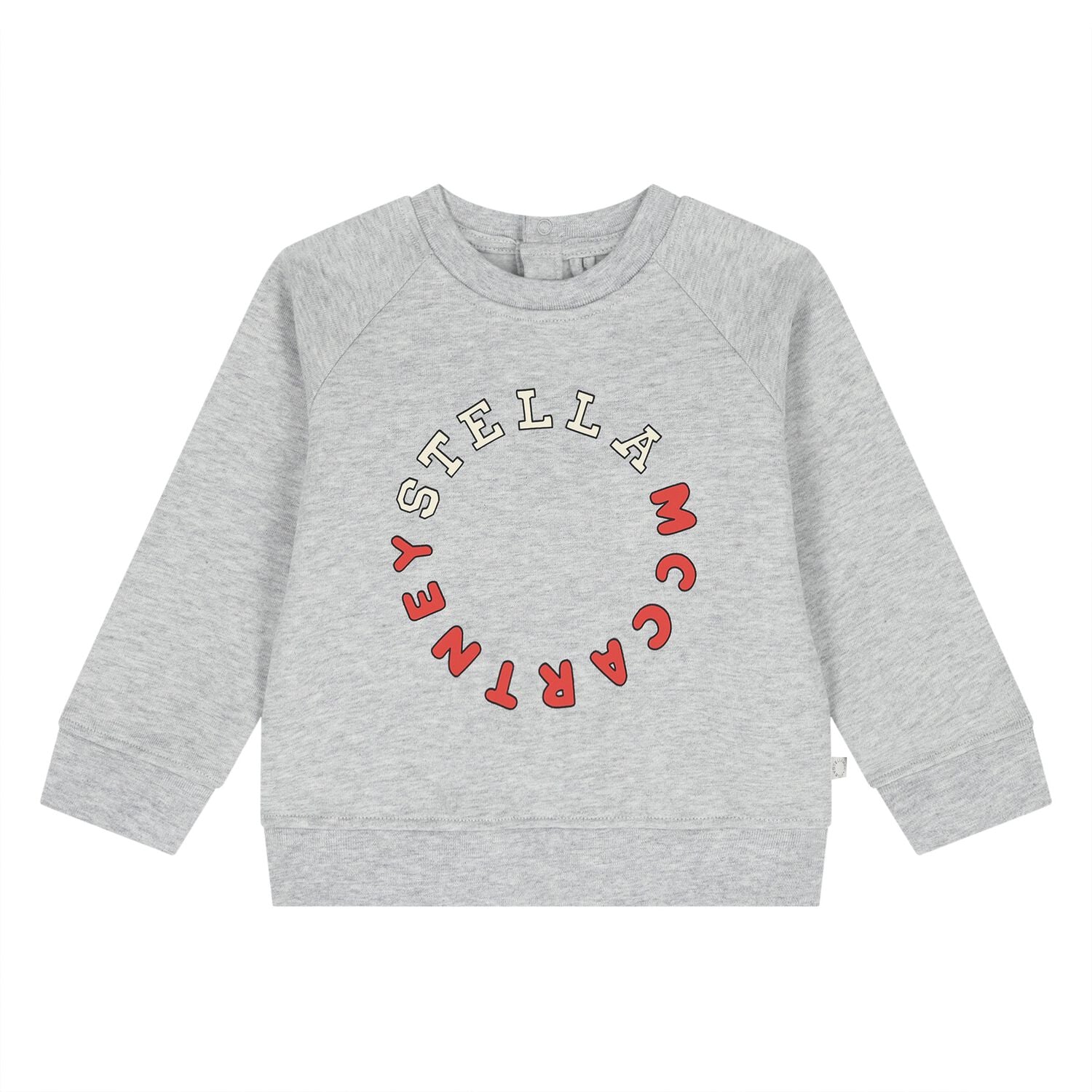 Younger Boys Grey Logo Sweatshirt, 1, hi-res