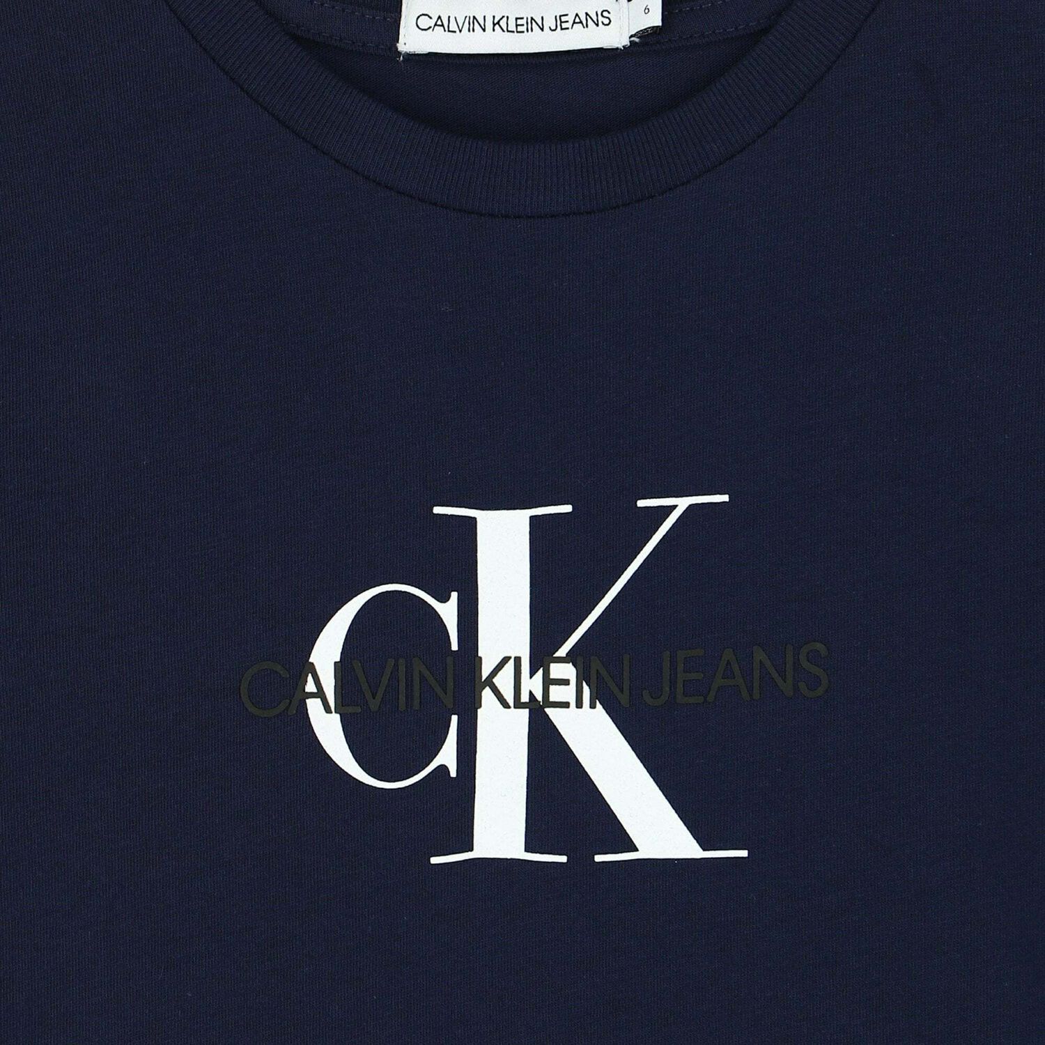 Boys Navy Logo T-Shirt, 1, hi-res